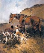 unknow artist Classical hunting fox, Equestrian and Beautiful Horses, 035. oil on canvas